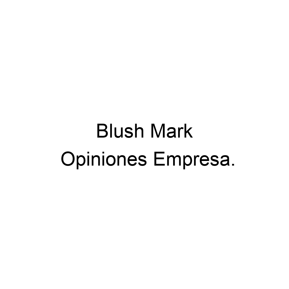 Opiniones Blush Mark