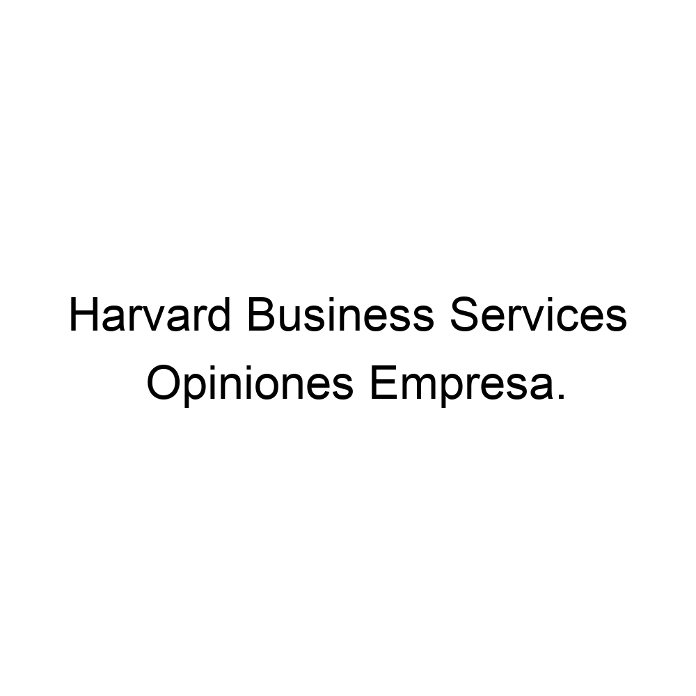 Opiniones harvard business services 8003452677