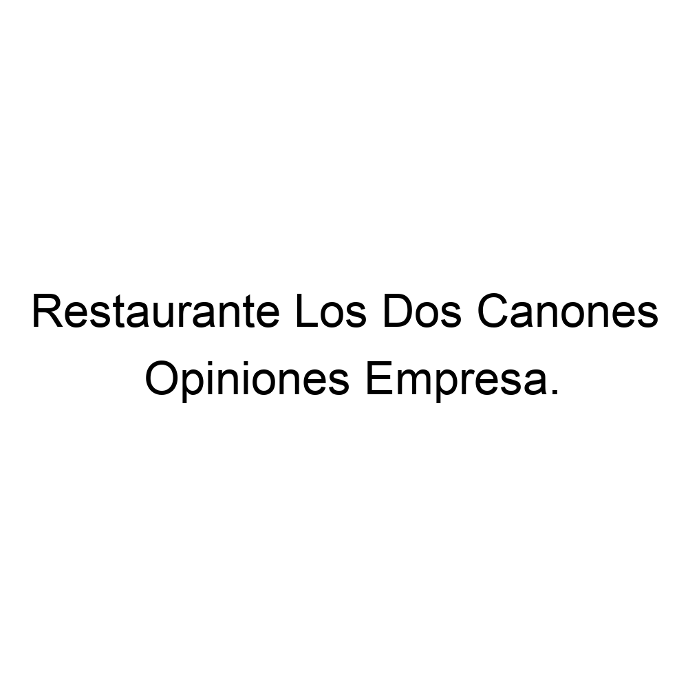 Opiniones Restaurante Los Dos Canones, Dénia 0