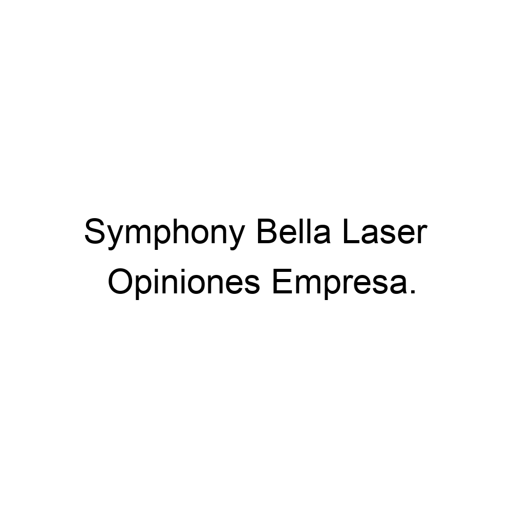 Opiniones Symphony Bella Laser, 913694592