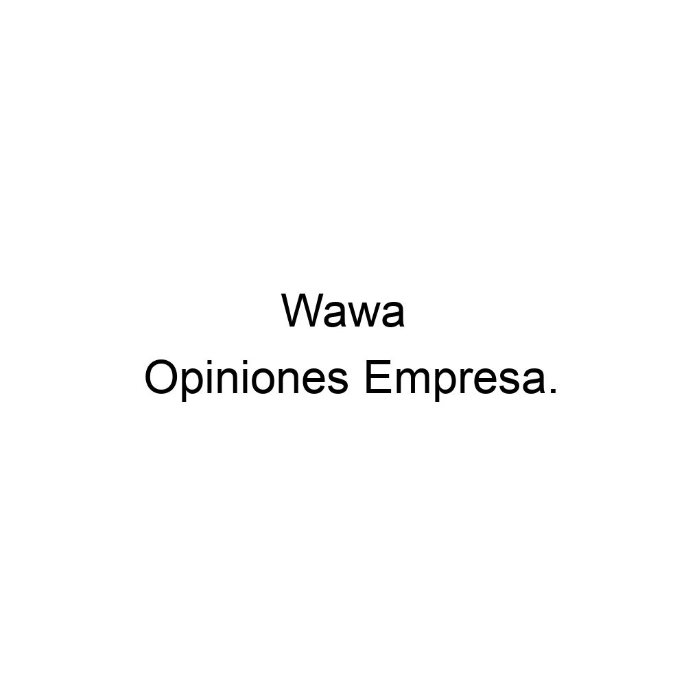 Opiniones Wawa 981631756